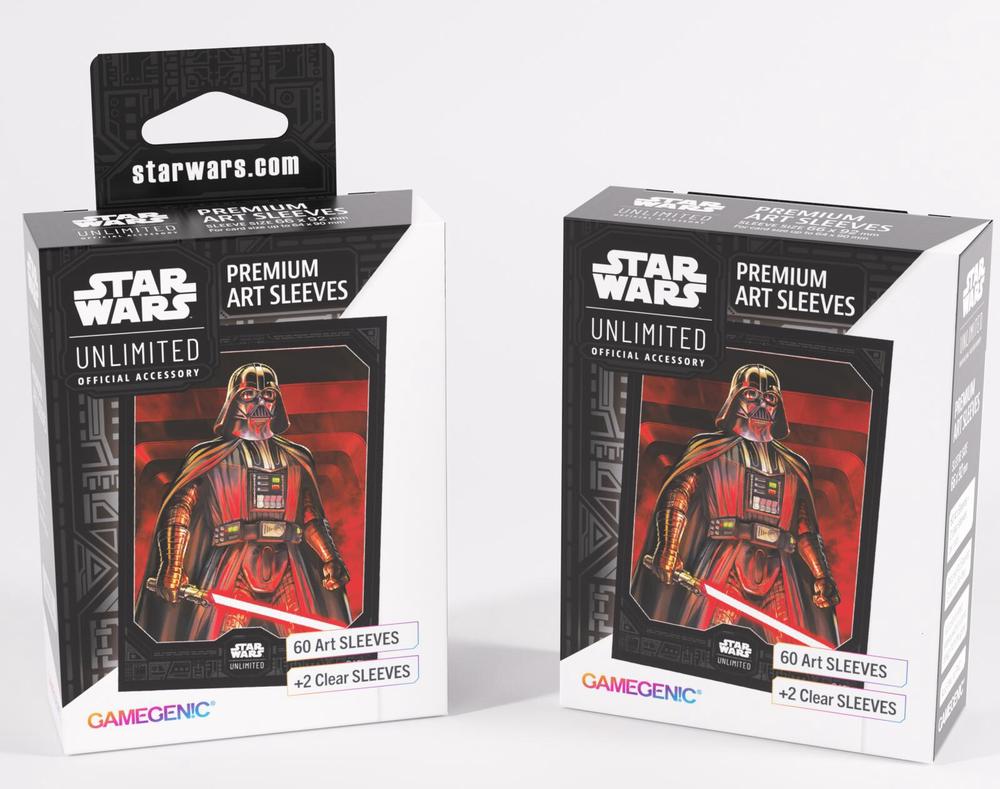 Asmodee Gamegenic Star Wars Unlimited Premium Art Sleeves - Darth Vader Unstoppable, 62 Sleeves Per Pack - 66x92mm by Asmodee - ISBN: 4251715422410
