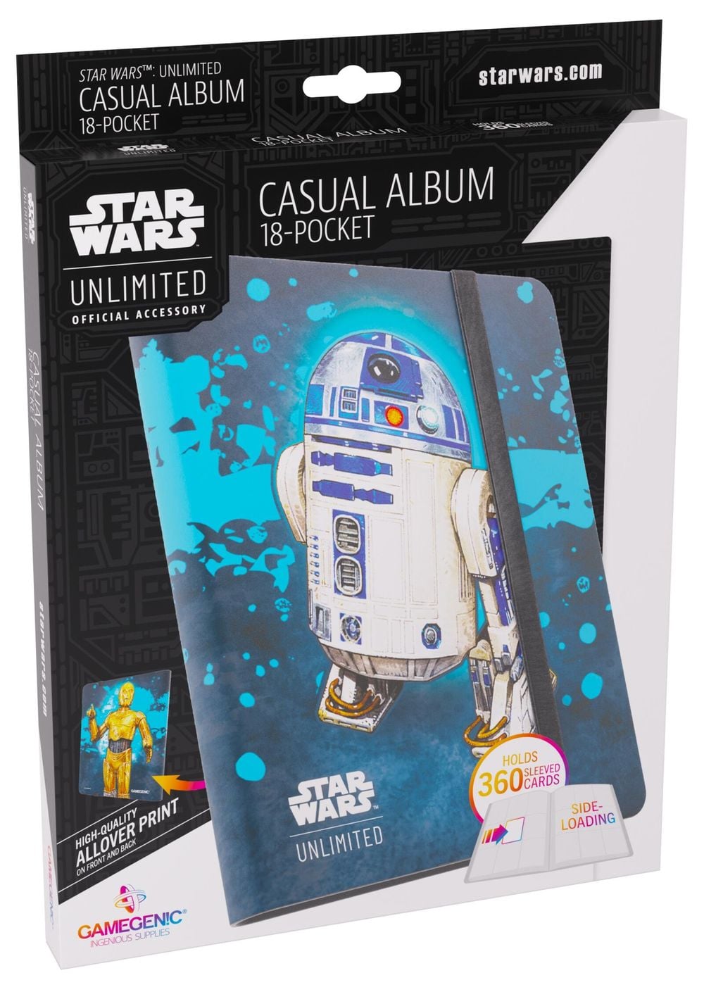Asmodee Gamegenic Star Wars Unlimited 18-Pocket Album - C-3PO/R2-D2 by Asmodee - ISBN: 4251715422533