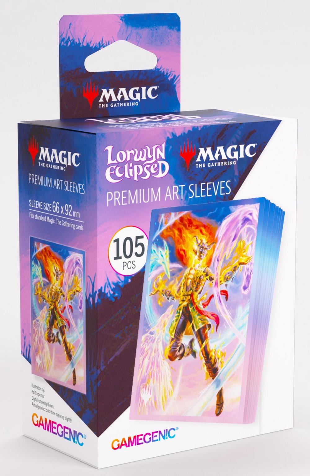 Asmodee Gamegenic Magic The Gathering: Lorwyn Eclipsed Premium Art Sleeves, 105 Sleeves Per Pack (Ashling, the Limitless) - 66x92mm, 4251715422694