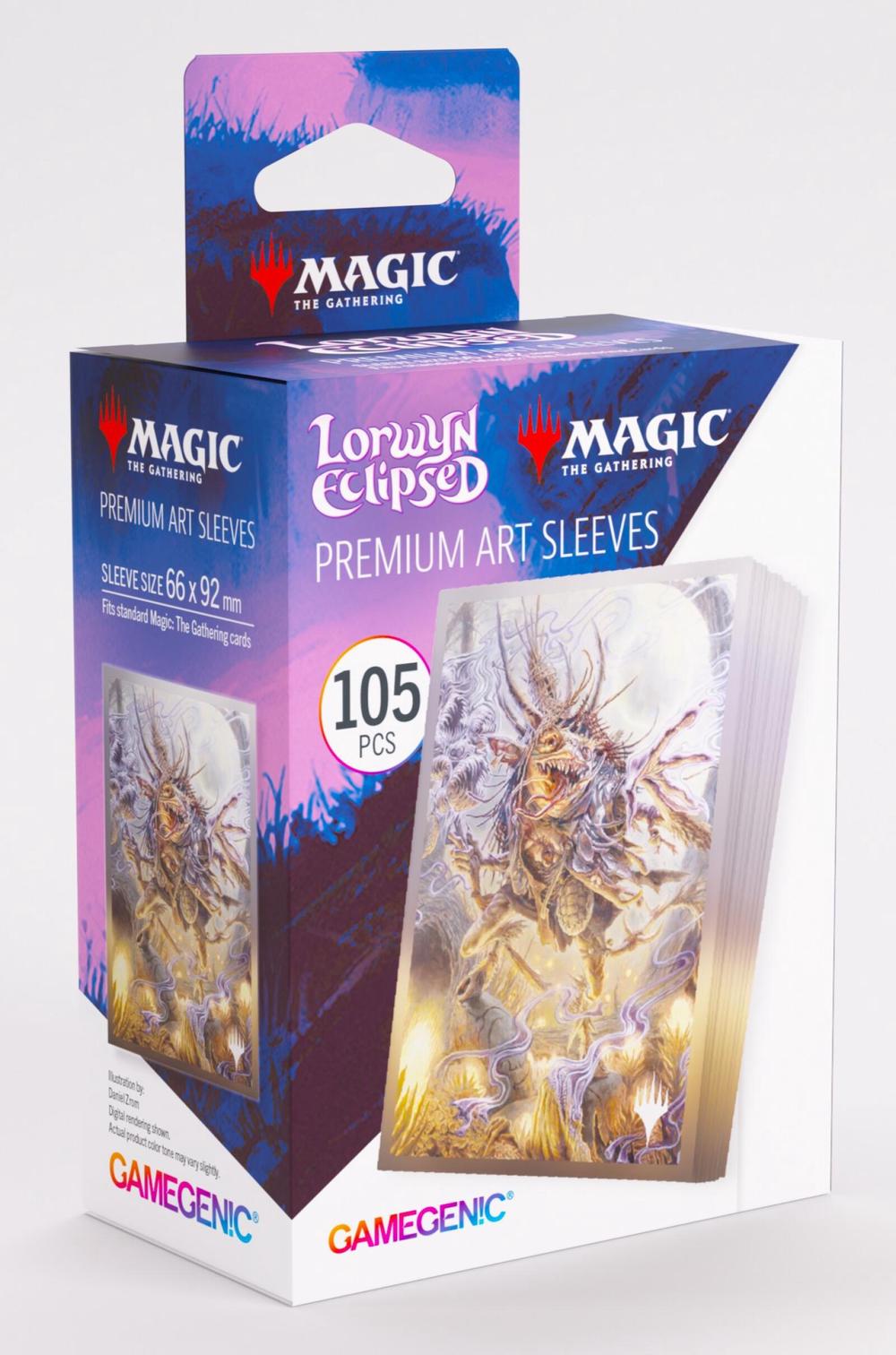 Asmodee Gamegenic Magic The Gathering: Lorwyn Eclipsed Premium Art Sleeves, 105 Sleeves Per Pack (Auntie Ool, Cursewretch) - 66x92mm, 4251715422700