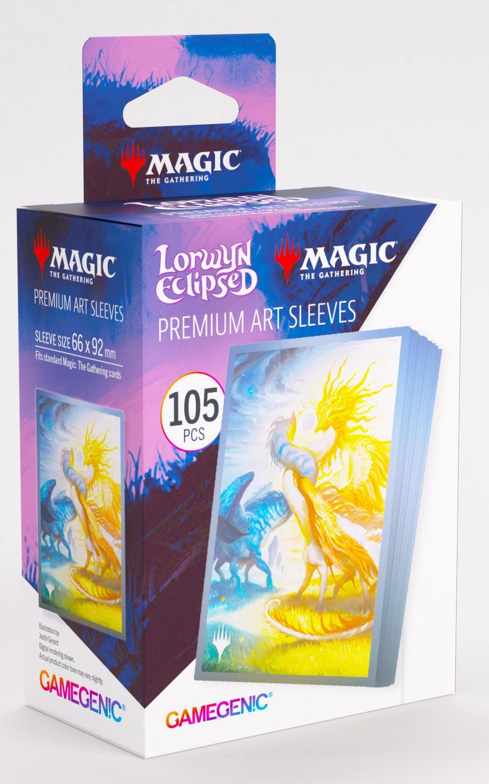 Asmodee Gamegenic Magic The Gathering: Lorwyn Eclipsed Premium Art Sleeves, 105 Sleeves Per Pack (Celestial Reunion) - 66x92mm, 4251715422724