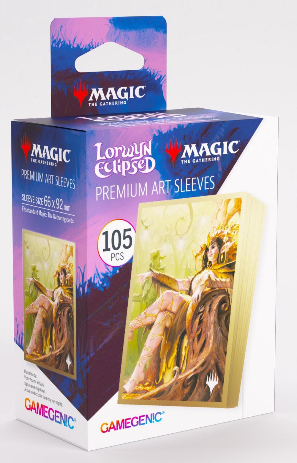 Asmodee Gamegenic Magic The Gathering: Lorwyn Eclipsed Premium Art Sleeves, 105 Sleeves Per Pack (High Perfect Morcant) - 66x92mm, 4251715422731