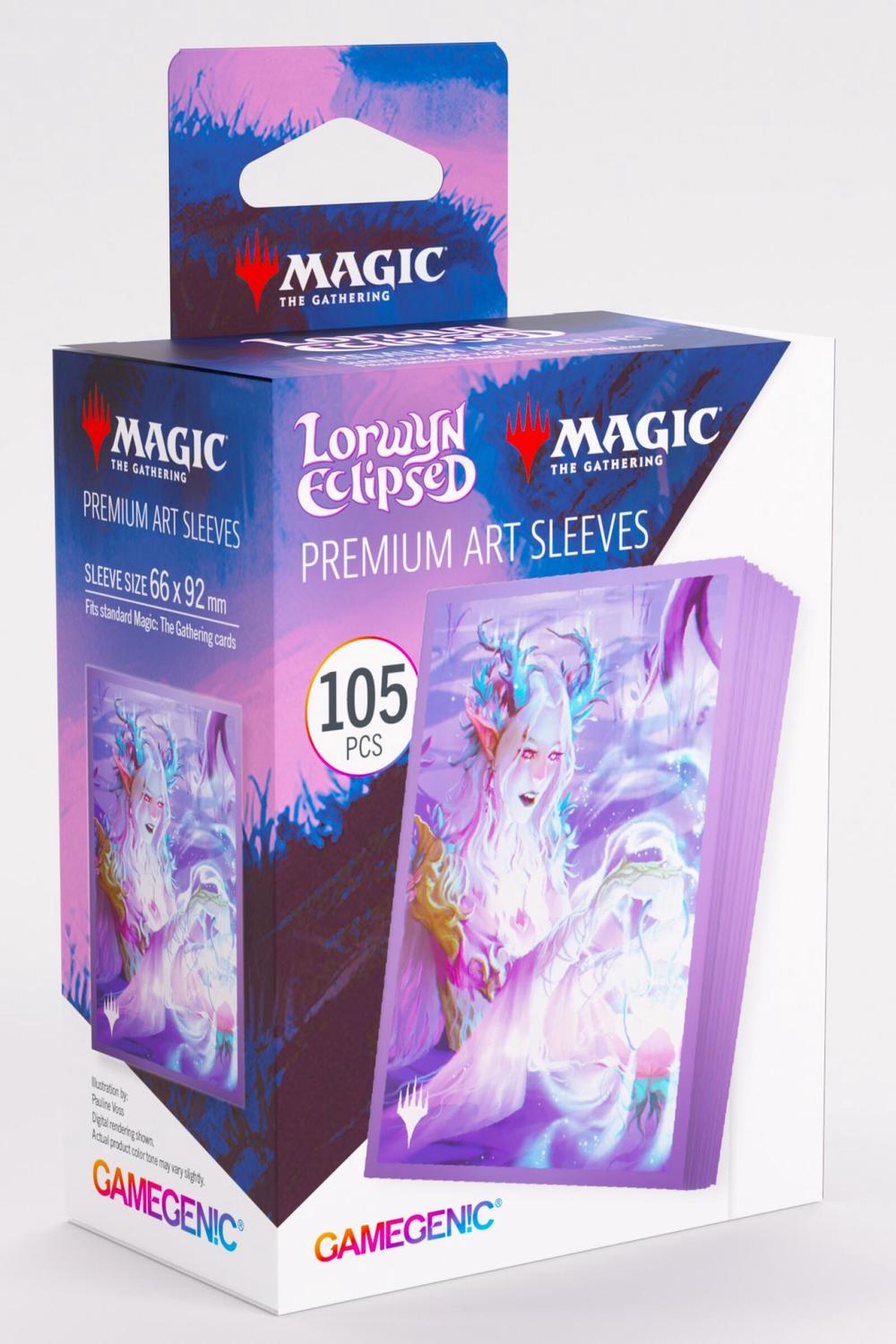 Asmodee Gamegenic Magic The Gathering: Lorwyn Eclipsed Premium Art Sleeves, 105 Sleeves Per Pack (Twilight Diviner) - 66x92mm, 4251715422779