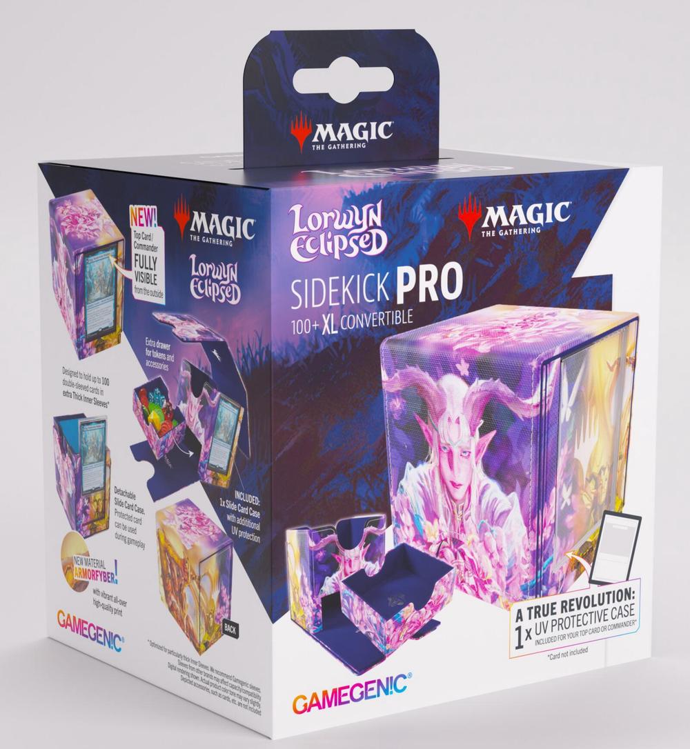 Asmodee Gamegenic Magic The Gathering Lorwyn Eclipsed Sidekick PRO 100+ (Morcants Loyalist/Dawnhand Eulogist) -XL, 4251715423073