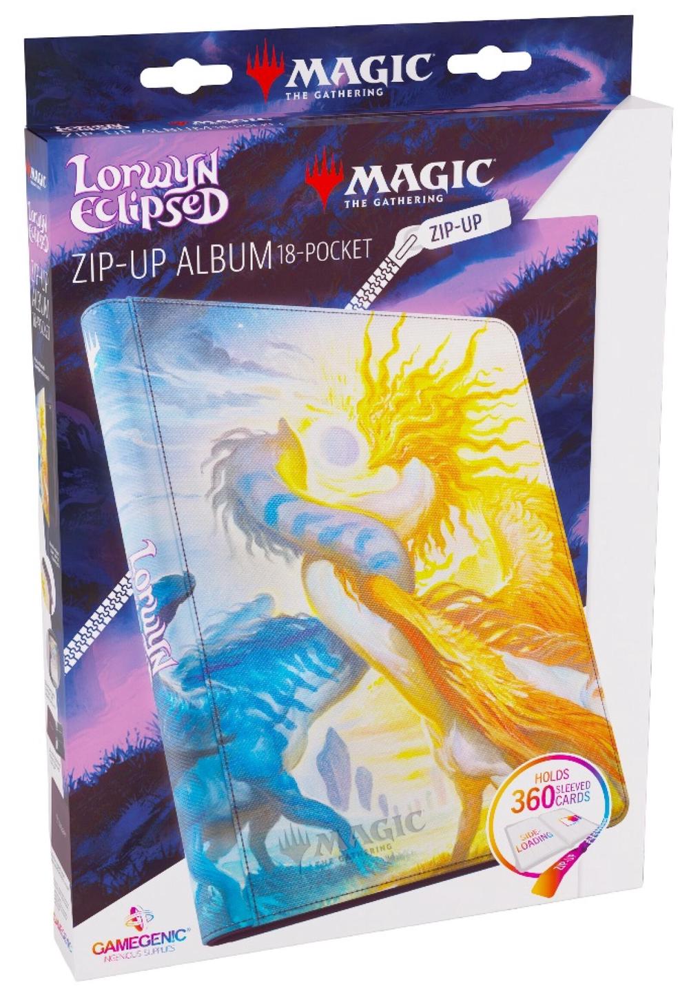 Asmodee Gamegenic Magic The Gathering Lorwyn Eclipsed Zip-Up Album, 18-Pocket (Celestial Reunion), 4251715423141