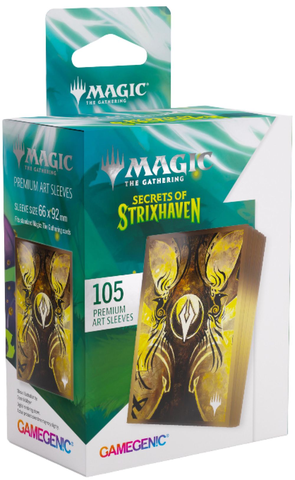 Asmodee Gamegenic: Magic The Gathering Secrets of Strixhaven Premium Art Sleeves (Silverquill), 105 Sleeves) - 66x92mm by Asmodee - ISBN: 4251715423240