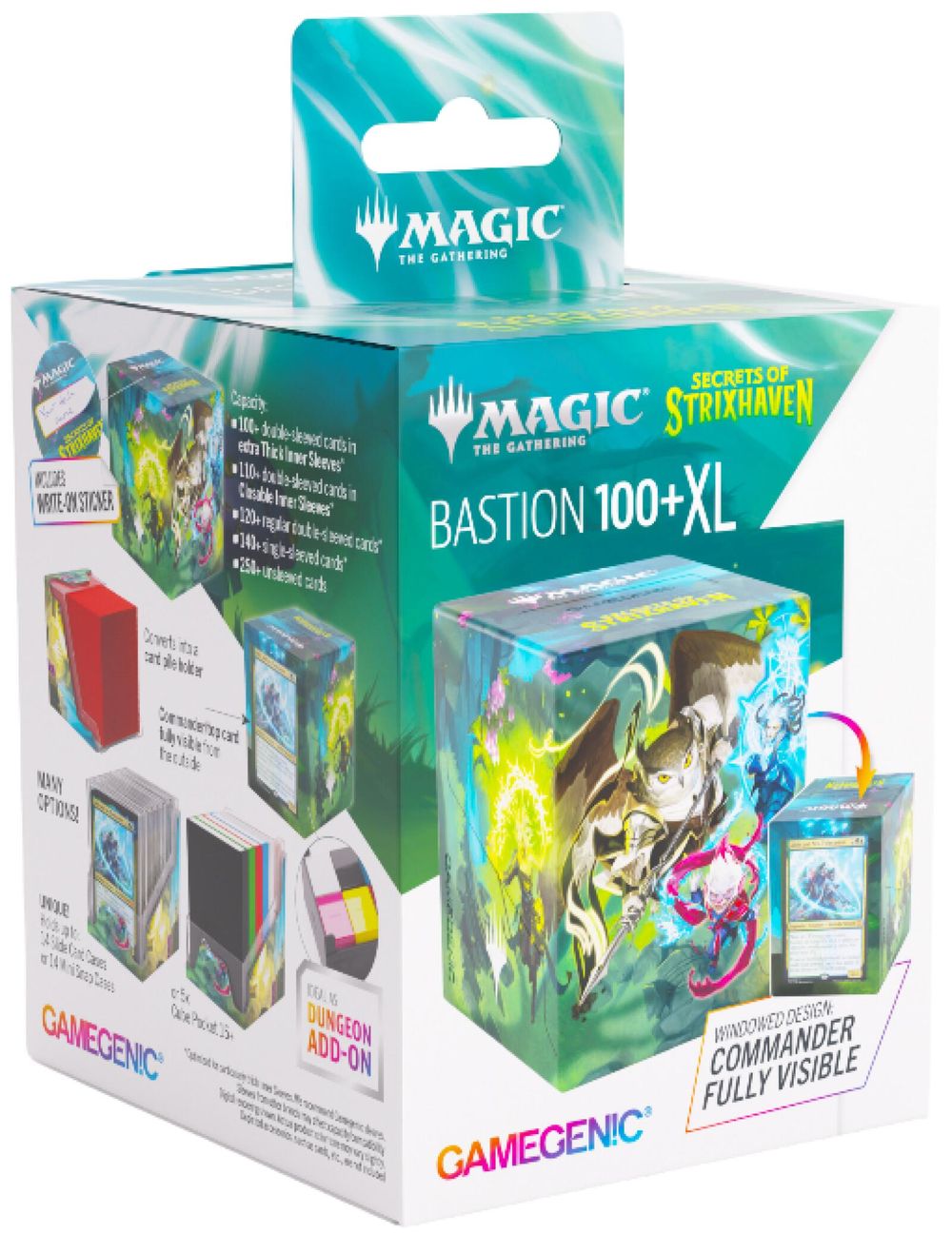 Asmodee Gamegenic: Magic The Gathering Secrets of Strixhaven Bastion 100+ (Strixhaven Students) - XL by Asmodee - ISBN: 4251715423738