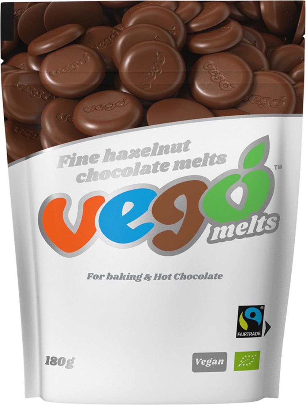 Fine Hazelnut Chocolate Melts - 180g, 4260334140728