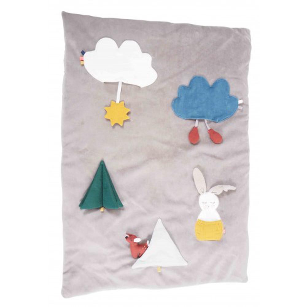 Kikadu Rabbit Activity Play Mat, 4260639810920
