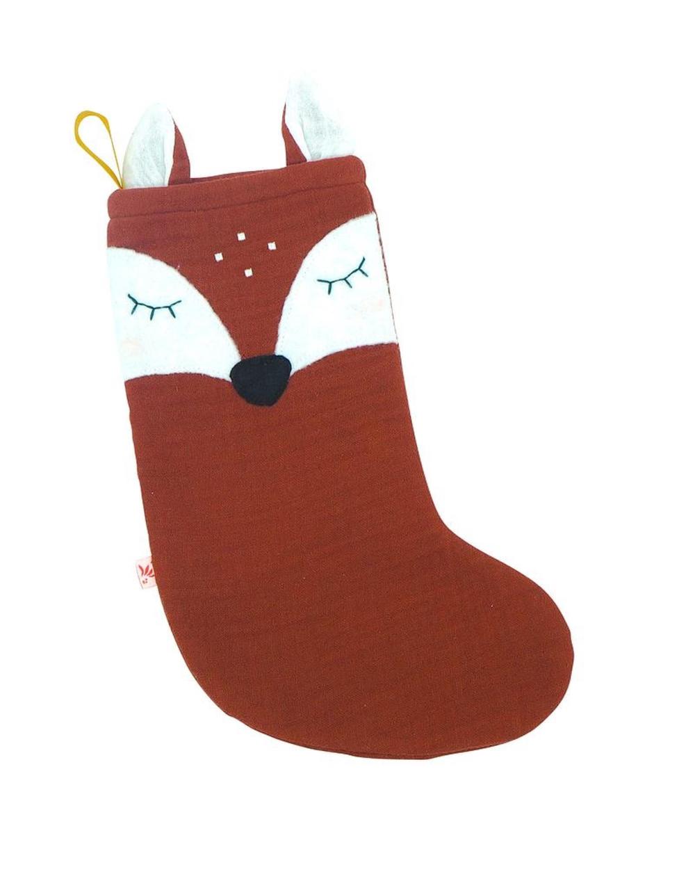 Christmas Santa Boot Fawn Stocking (Rust), 4260639818421