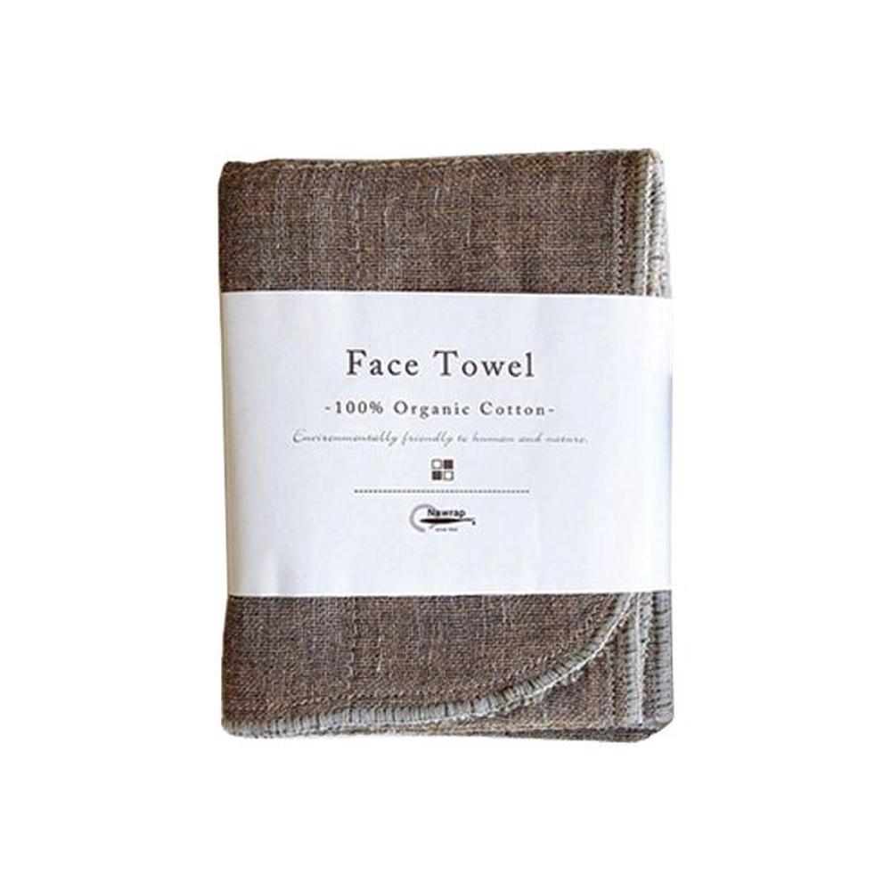 Nawrap Organic Face Towel (Brown) Buy online at The Nile