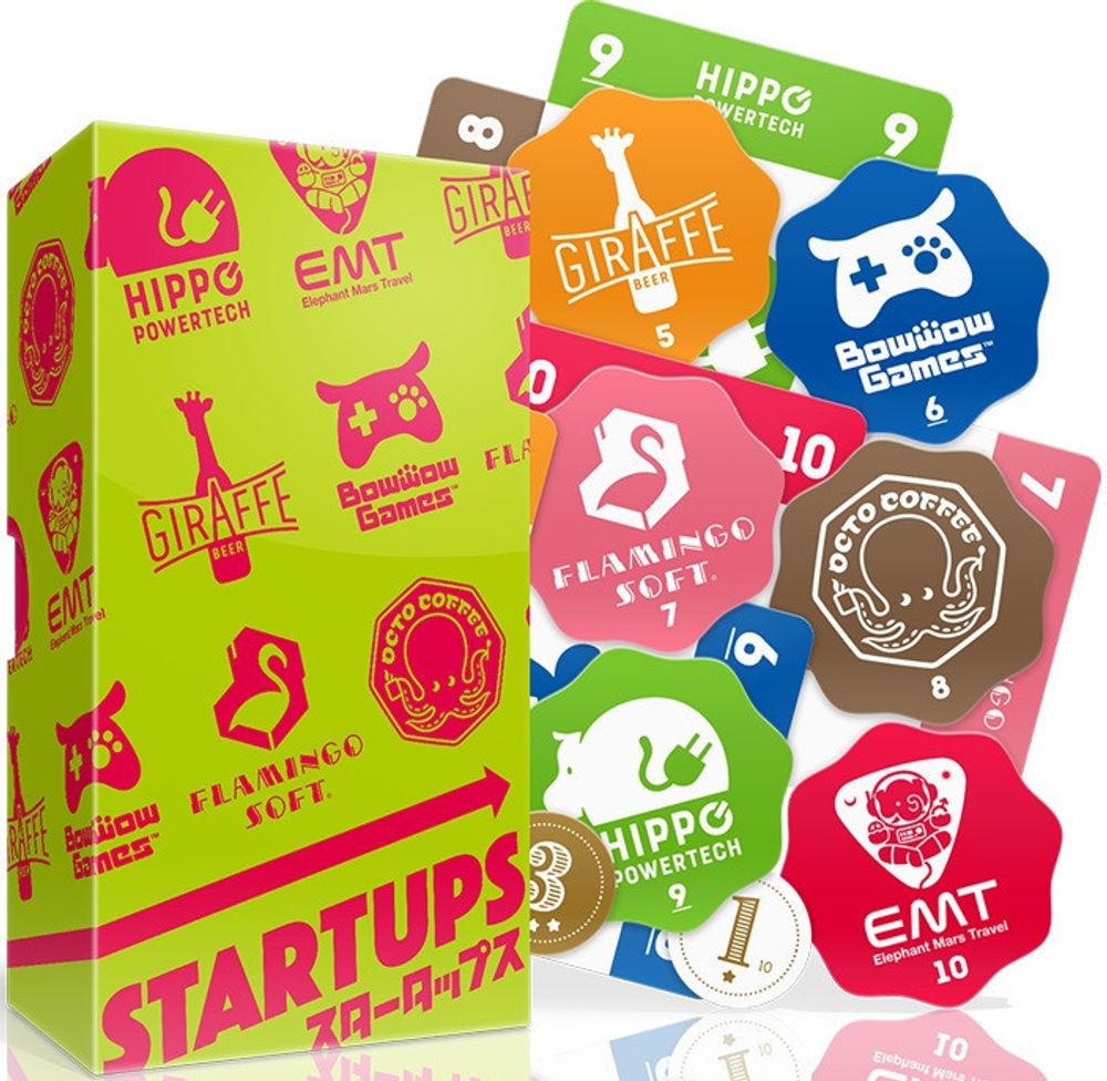 Oink Games Startups – Gioco Da Tavolo Strategico Per 3-7 Giocatori, 15 Minuti, Da 10 A 99 Anni, Diventa Un Investitore Di Startup, Multilingua (IT/EN/DE/ES/FR/NL)
