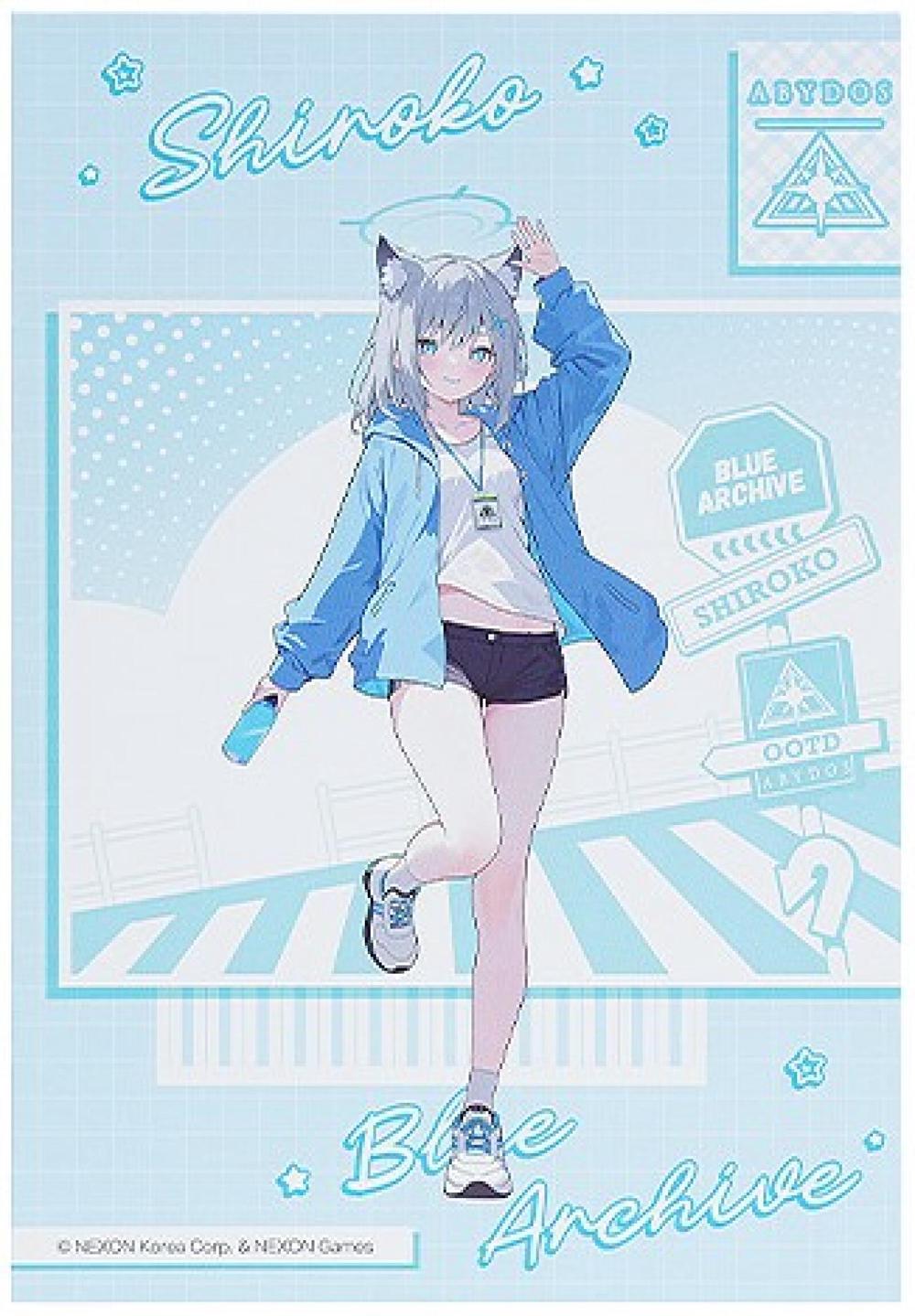 Good Smile Company Blue Archive Holiday Saunter Series Signature Board - Shiroko - 14.5x21cm by Good Smile Company - ISBN: 4571697184534