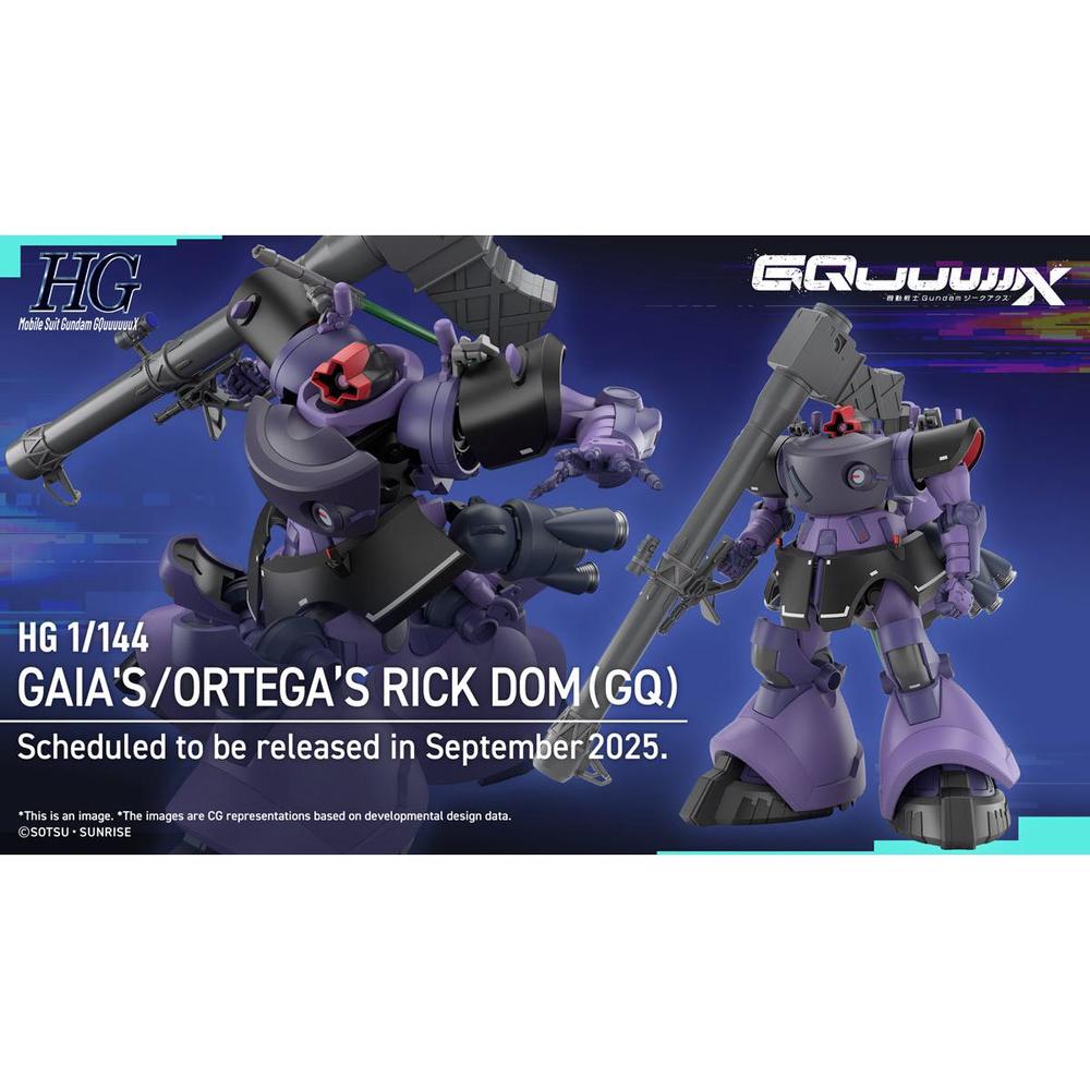 Bandai HG 1/144 Gaias/Ortegas Rick Dom (GQ), 4573102688682