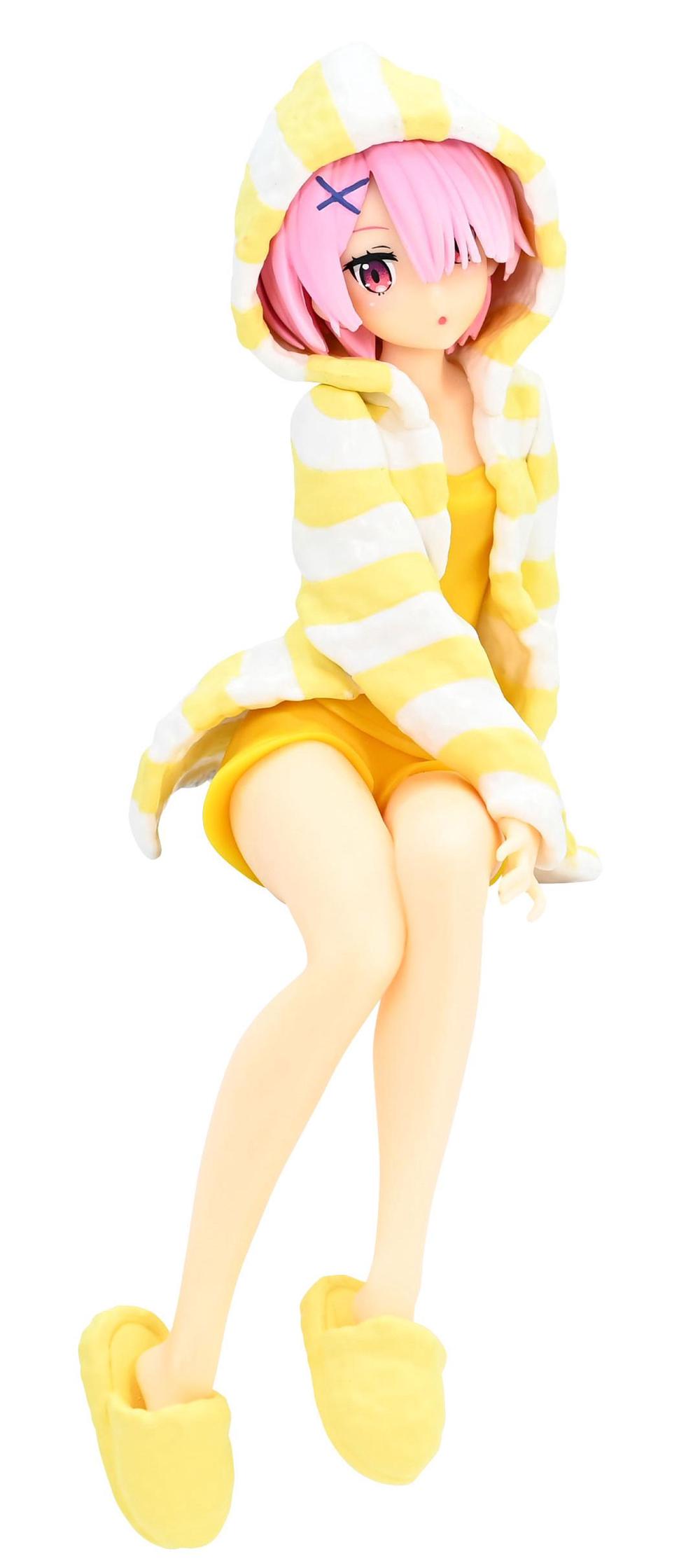 Good Smile Company Re:ZERO Starting Life in Another World Noodle Stopper Figure Ram Room Wear Yellow Color Version, 4580736405080