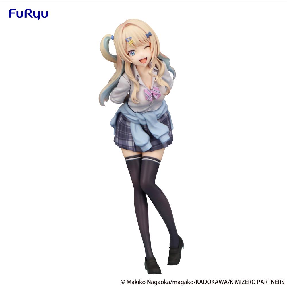 FURYU You Were Experienced I Was Not: Our Dating Story Trio Try It Figure (Runa Shirakawa) - 12cm, 4582655073975