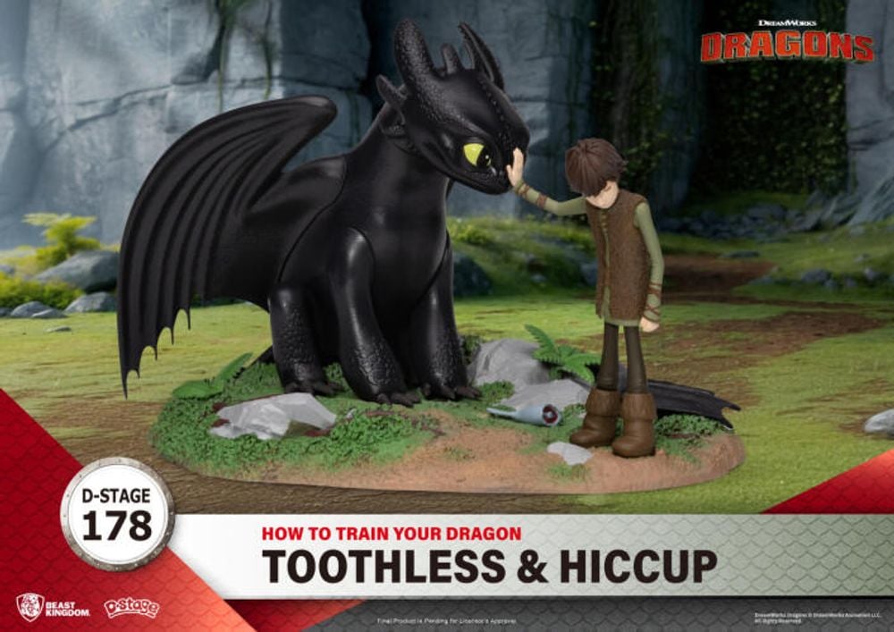 Beast Kingdom D Stage - How to Train Your Dragon Toothless & Hiccup by Beast Kingdom - ISBN: 4711385261448