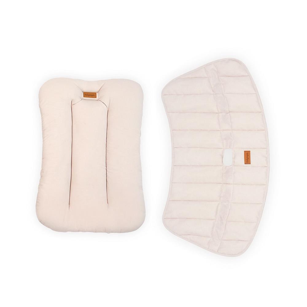 Ibiyaya All-Season Pet Stroller Cushion Set (Brown) - Medium, 4715243345868