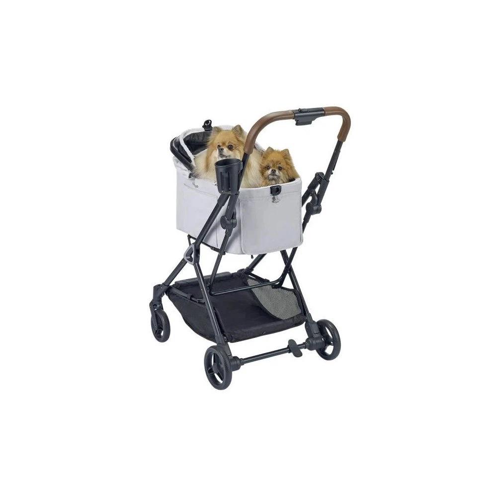 Ibiyaya Tinker Detach Pet Stroller (Silver Grey) - Small, 4715243345950