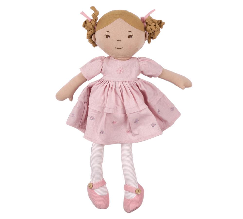 Linen Doll with Brown Hair - Amelia, 4792247000382