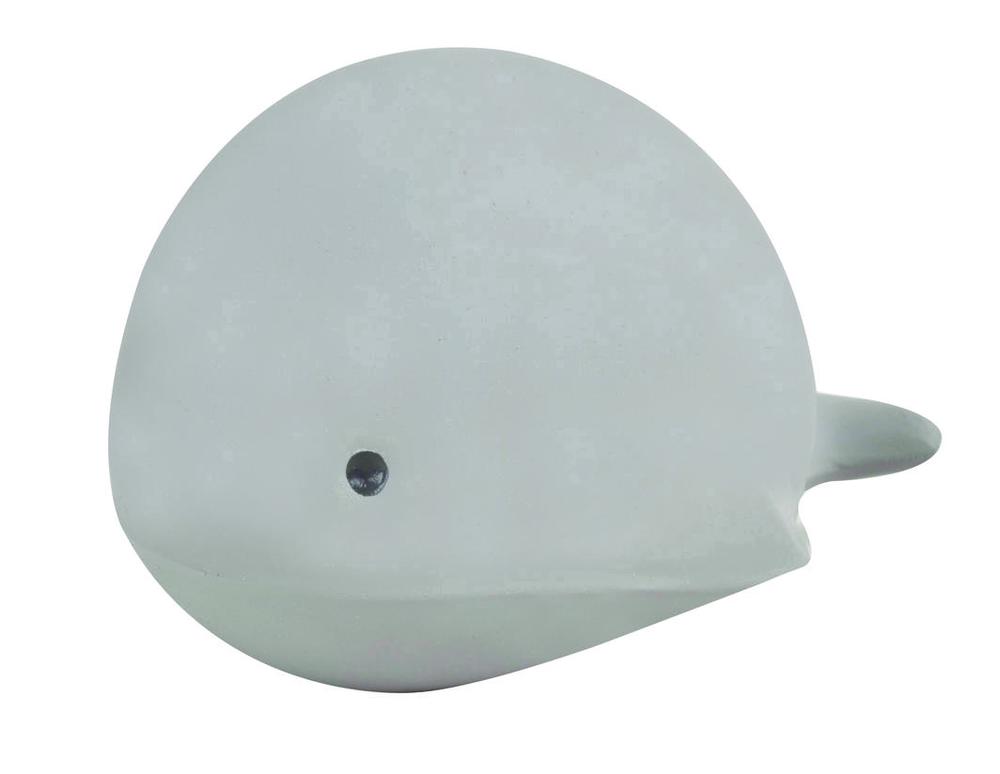 Tikiri Natural Rubber Rattle & Bath Toy - Whale, 4792247006780