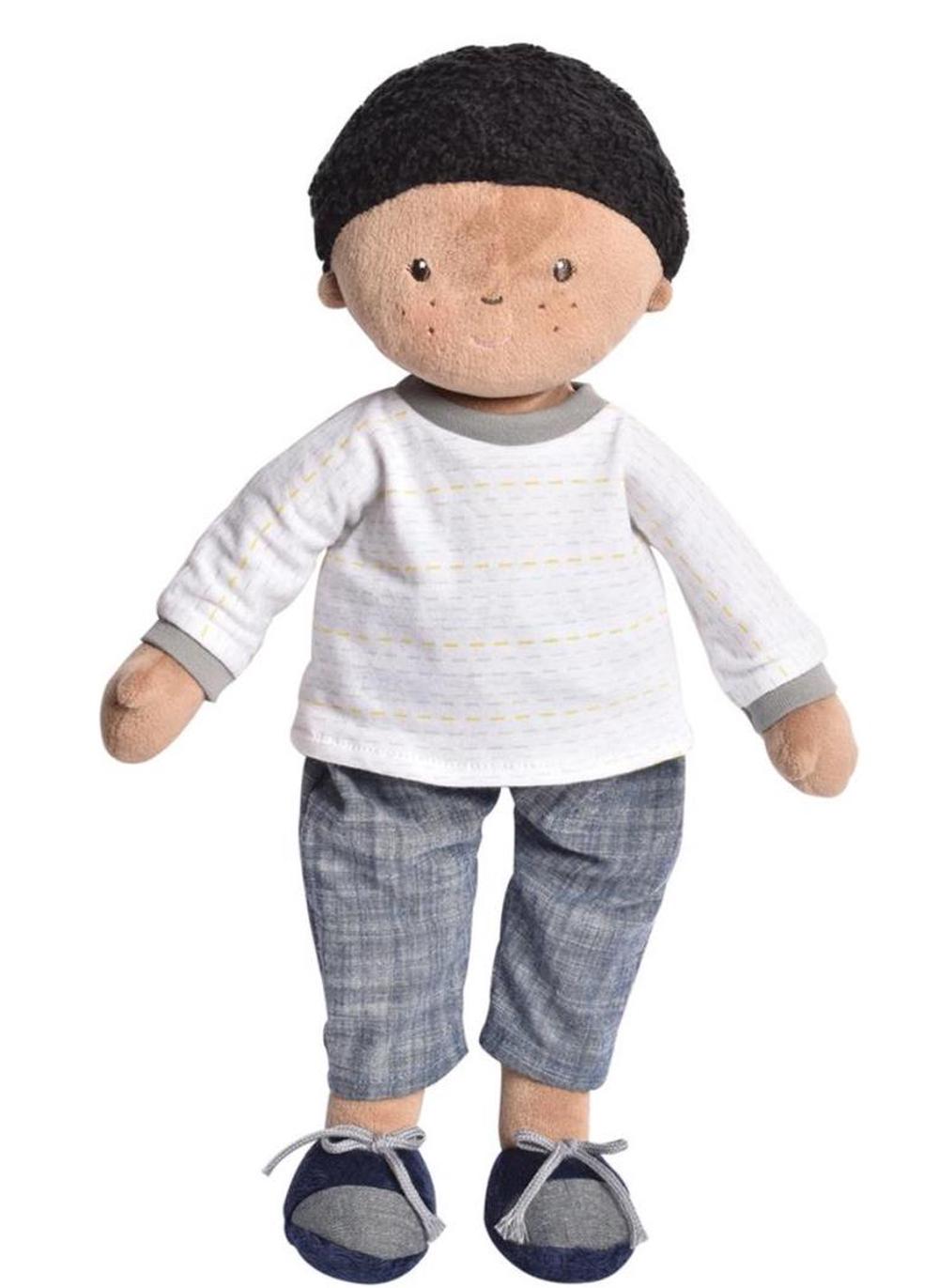 Jayden- Dark Skin Boy Handmade Doll - 42cm, 4792247008029