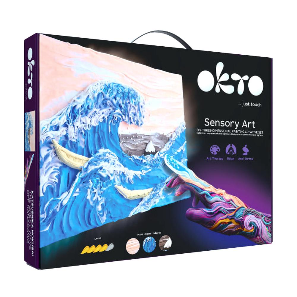 Sensory Art Creative Set: Big Wave In Kanawaga, 4820199475368