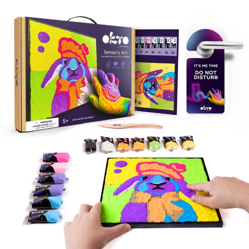 Okto Paint By Numbers With Clay (Bunny) by Okto - ISBN: 4820199476754