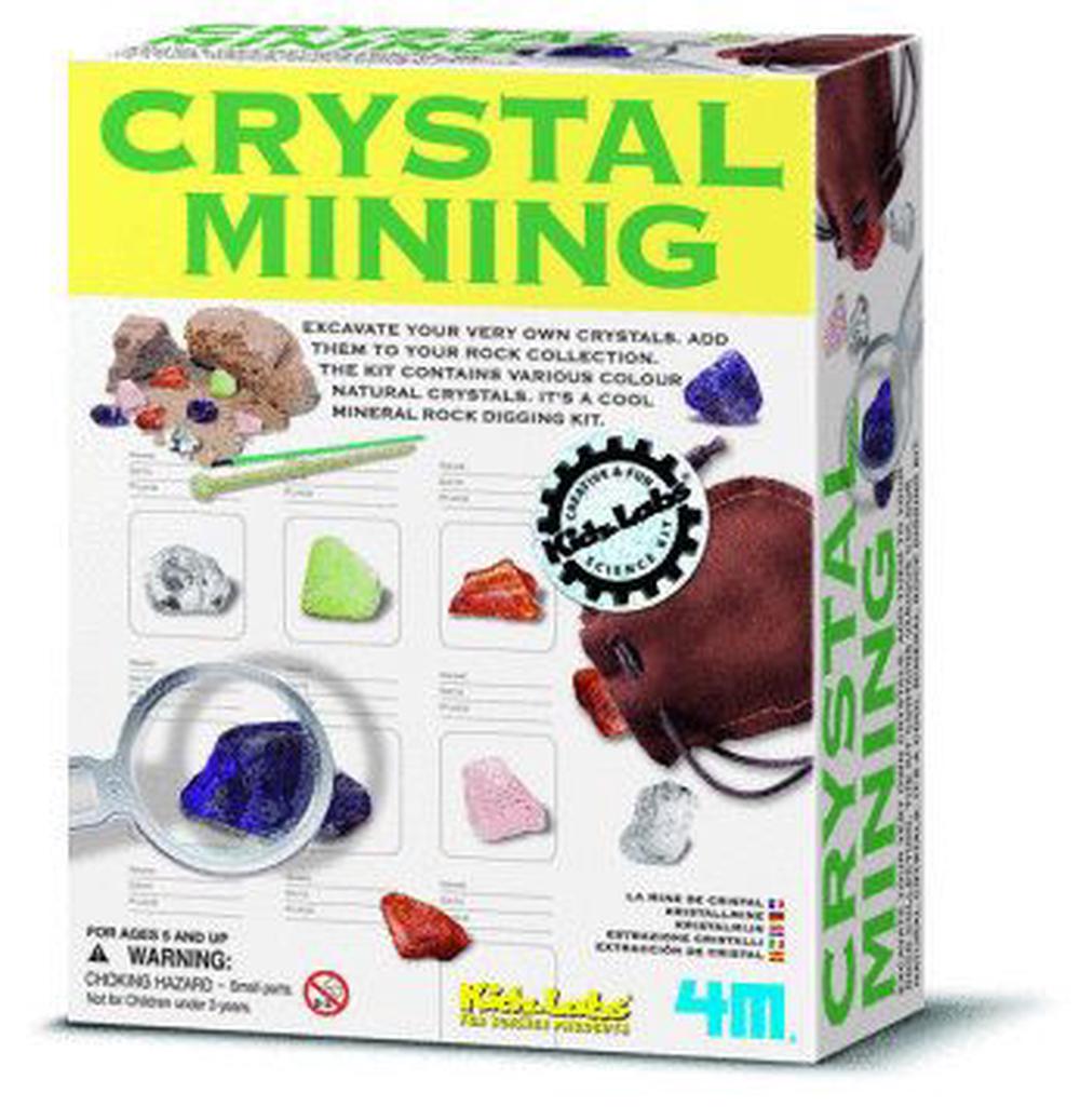4M Kidz Labs - Crystal Mining Kit, 4893156032522