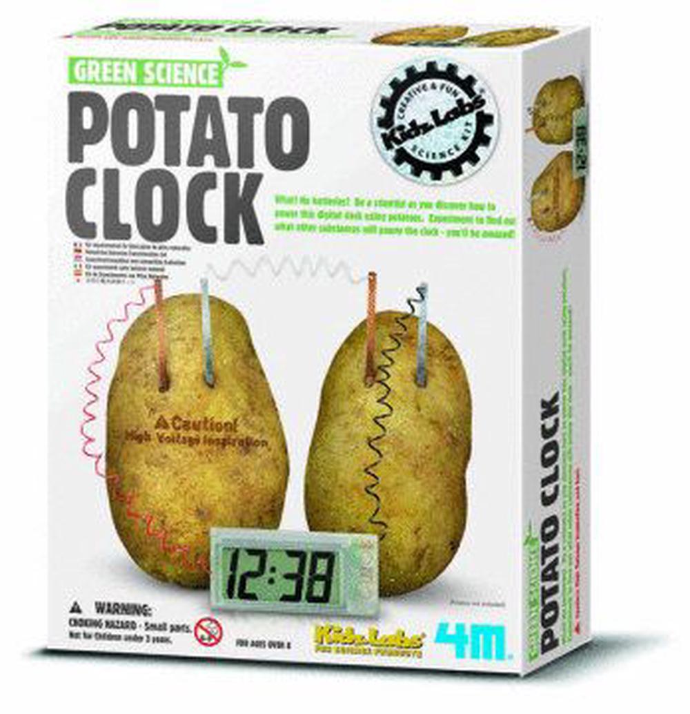 4M Green Science - Potato Clock, 4893156032751