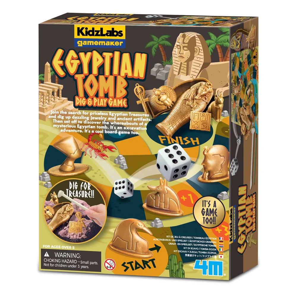 4M KidzLabs - Dig & Play Egyptian Tomb, 4893156034557