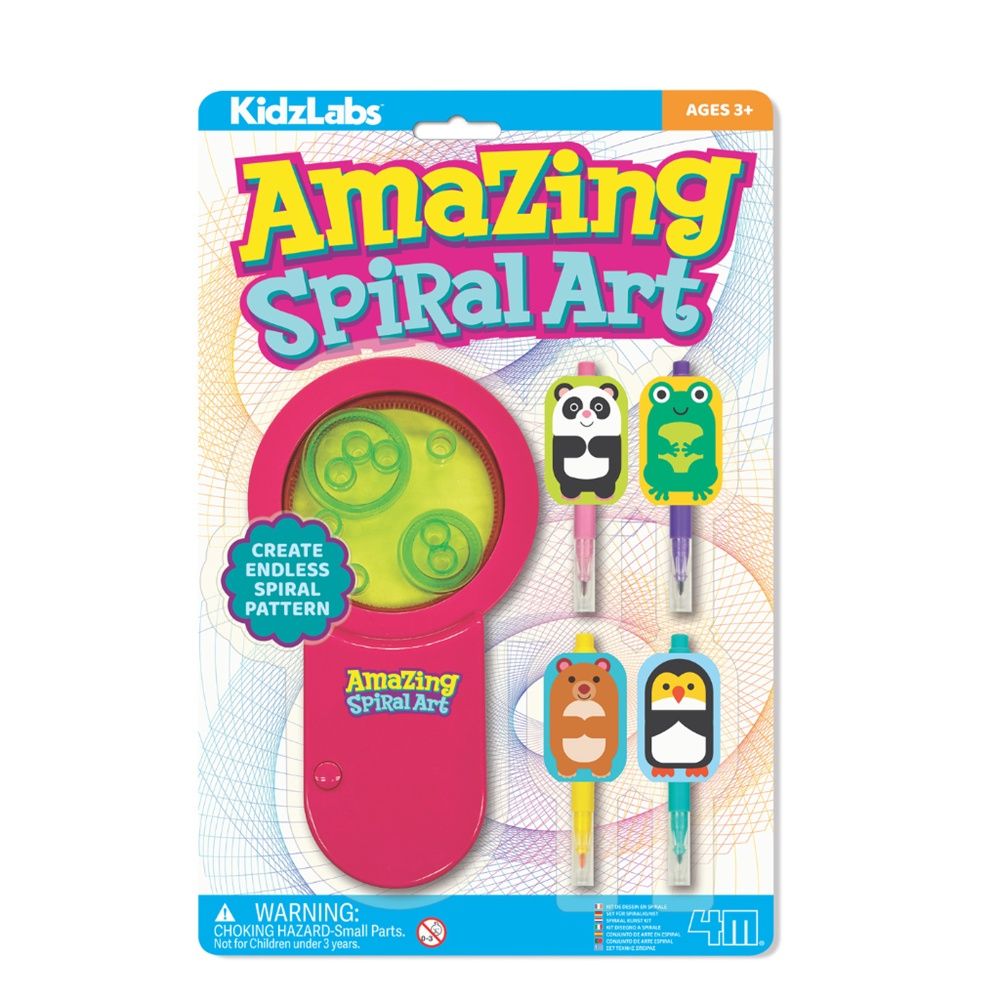 4M Toys KidzLabs - Amazing Spiral Art by 4M Toys - ISBN: 4893156034991