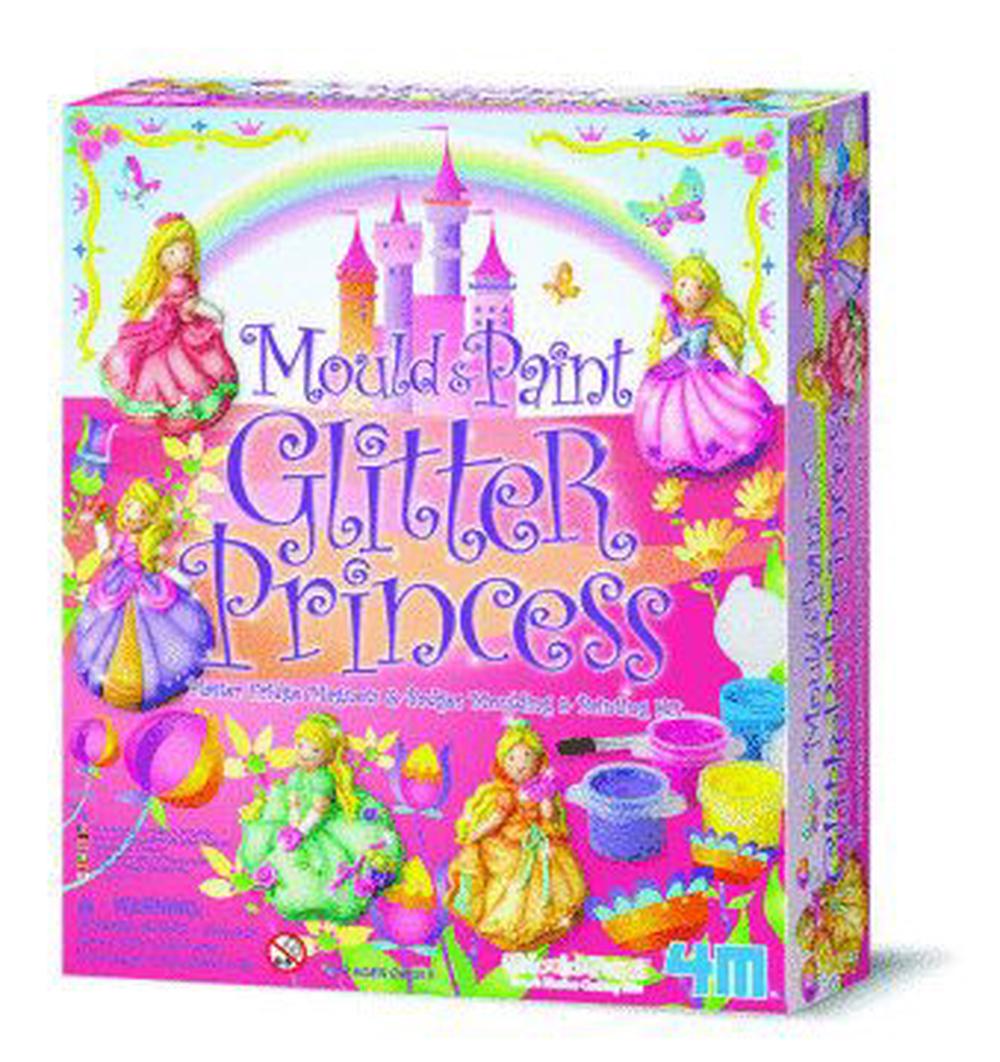 4M Mould & Paint Kits - Glitter Princess, 4893156035288