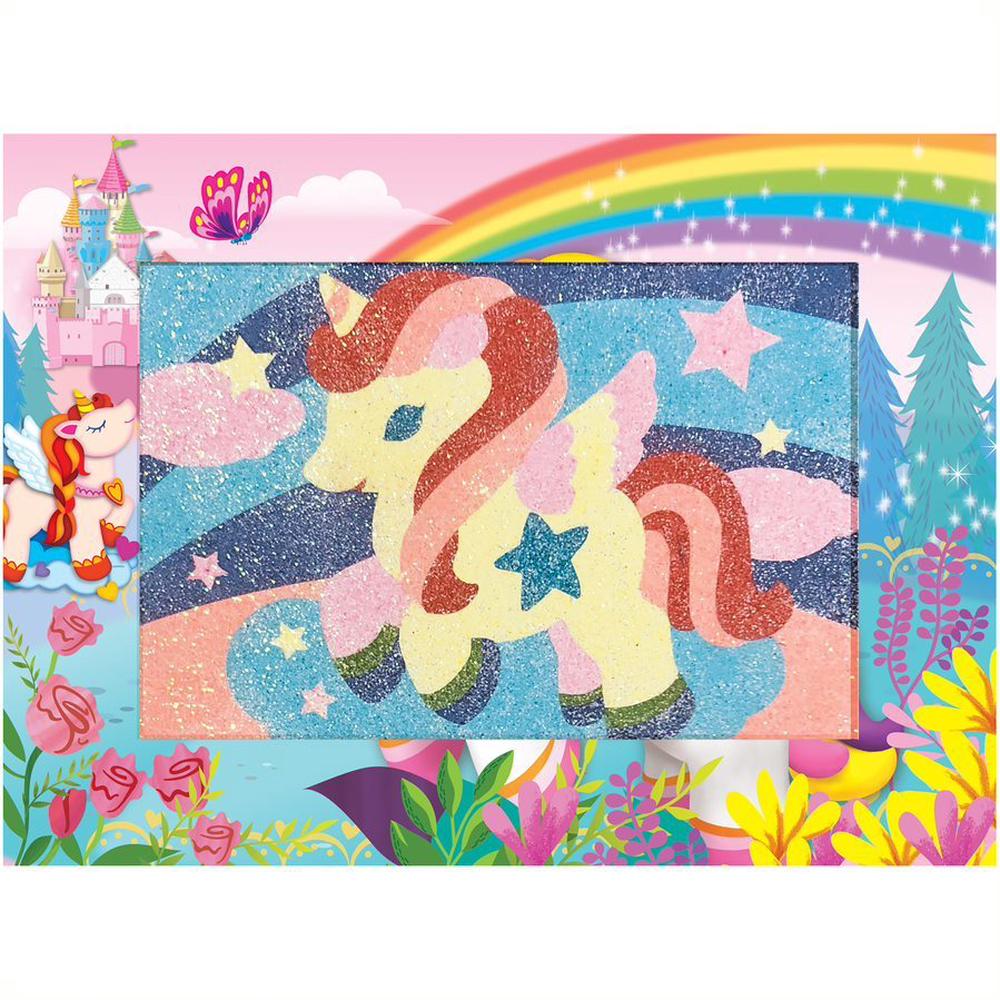4M Unicorn Glitter Sand Art, 4893156047496