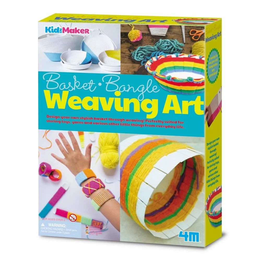 4M KidzMaker - Basket Weaving Art by 4M - ISBN: 4893156047571