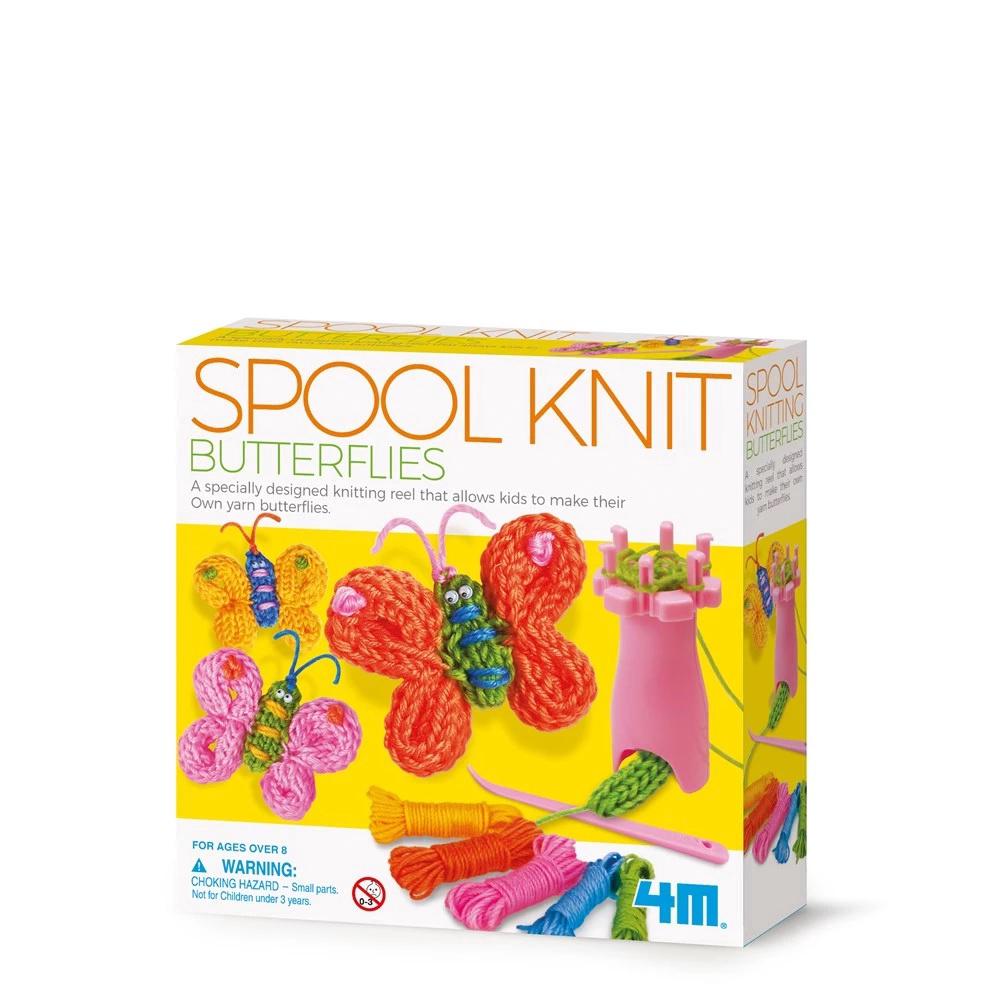 4M Little Craft Spool Knit Kit Butterflies Buy online at The Nile