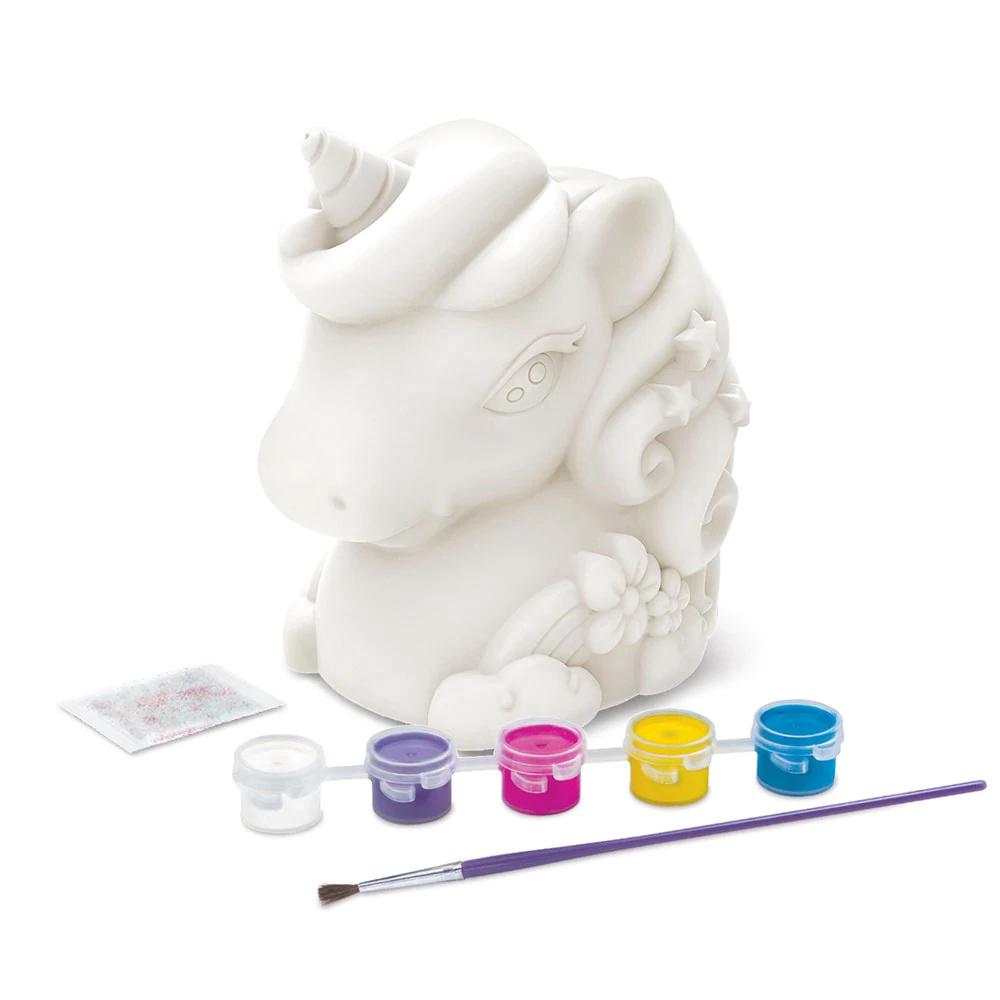 4M KidzMaker - Glitter Unicorn Money Bank, 4893156047786