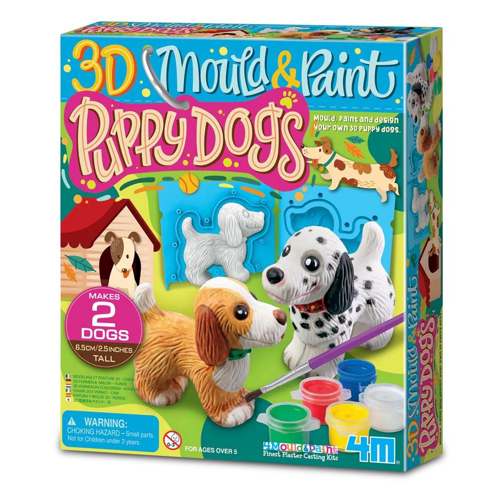 Mould & Paint - 3D Puppy Dogs, 4893156047847