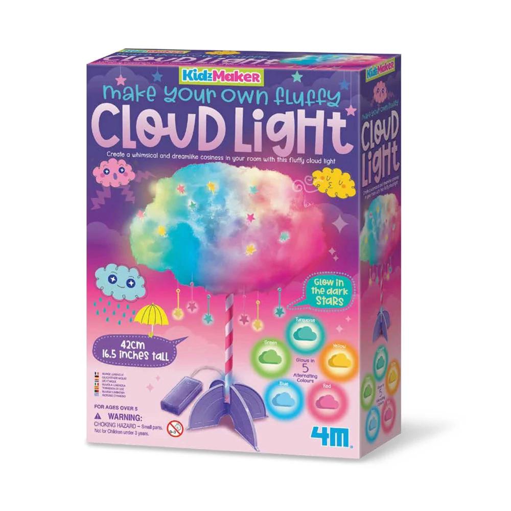 4M KidzMaker - Make Your Own Fluffy Cloud Light, 4893156048035