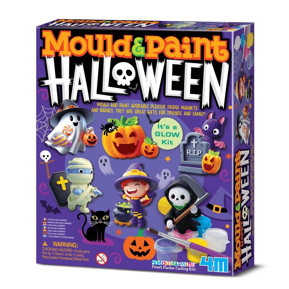 4M Mould & Paint - 3D Halloween by 4M - ISBN: 4893156048233