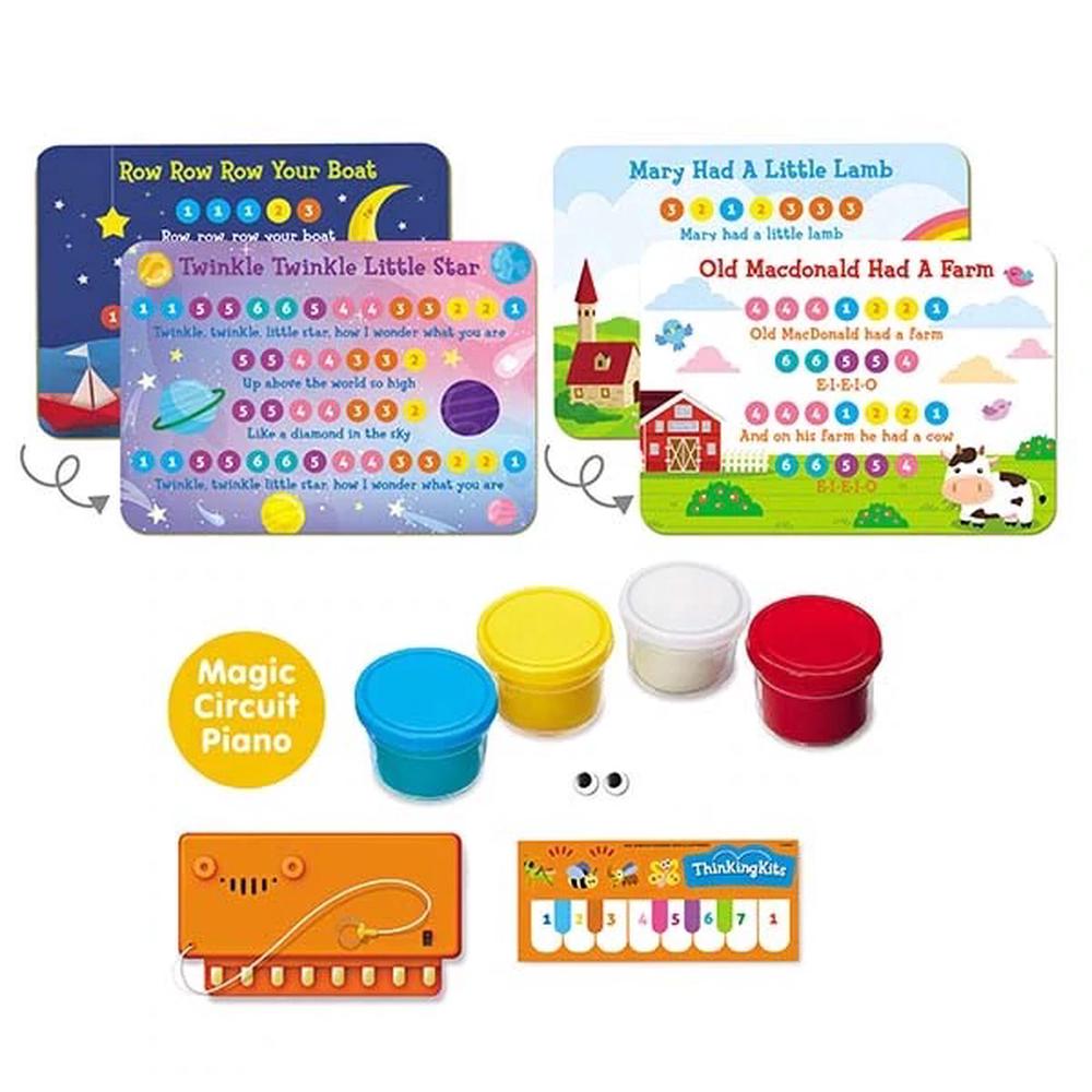 4M ThinkingKits - Dough Circuit Piano, 4893156049162
