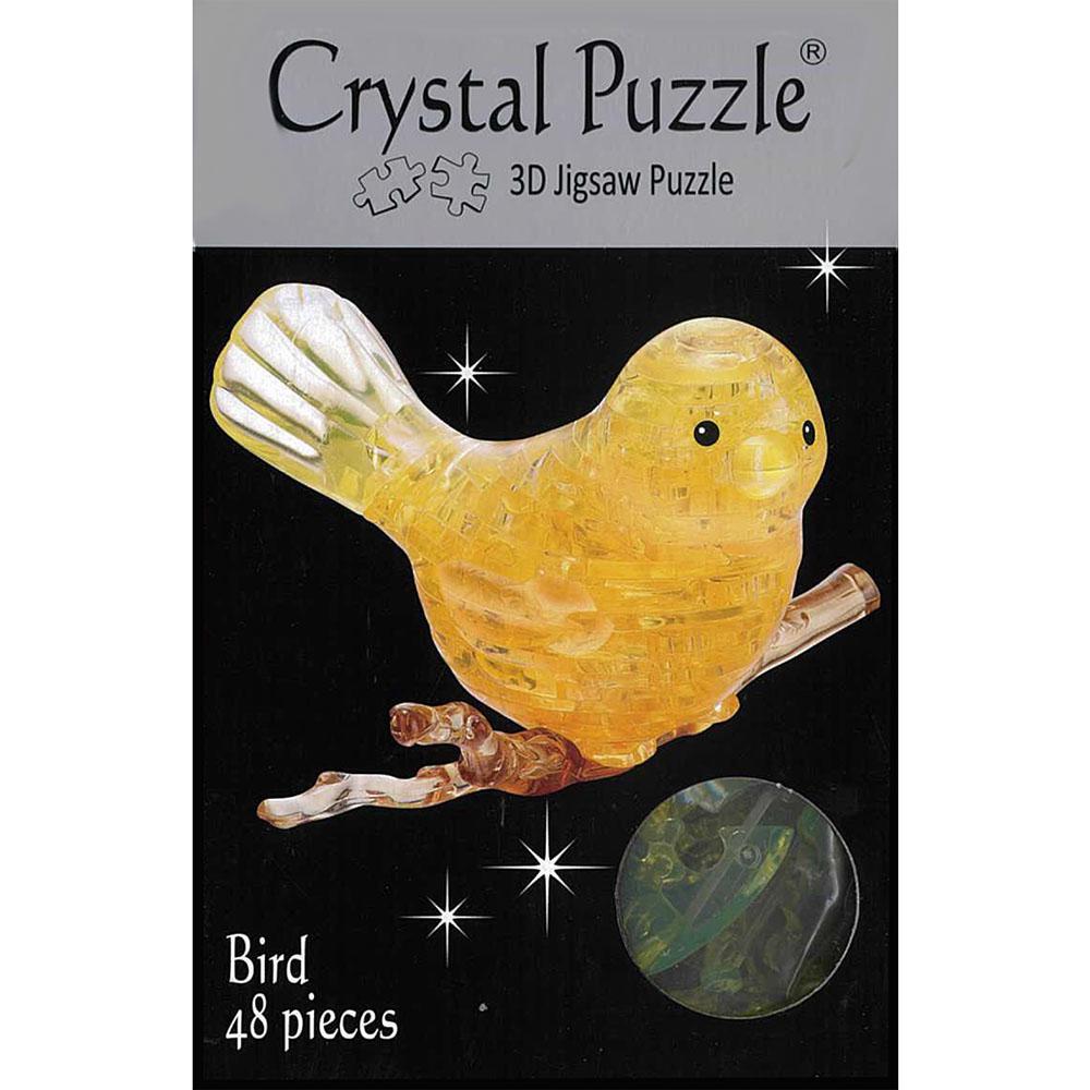 Ventura Games Crystal 3D Jigsaw Puzzle - Yellow Bird, 4893718901259
