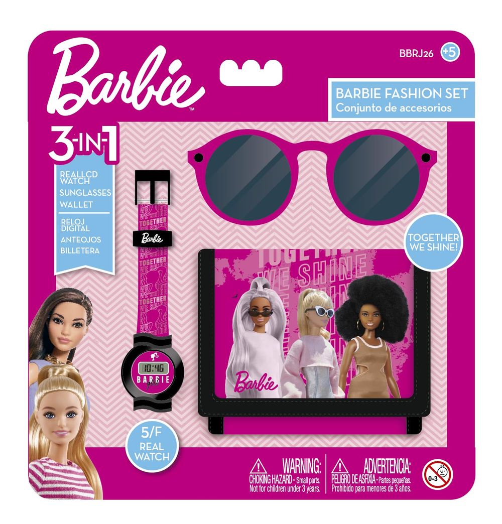 4M Industrial Barbie Fashion Set: LCD Watch, Sunglasses, and Wallet by 4M Industrial - ISBN: 4893825032358