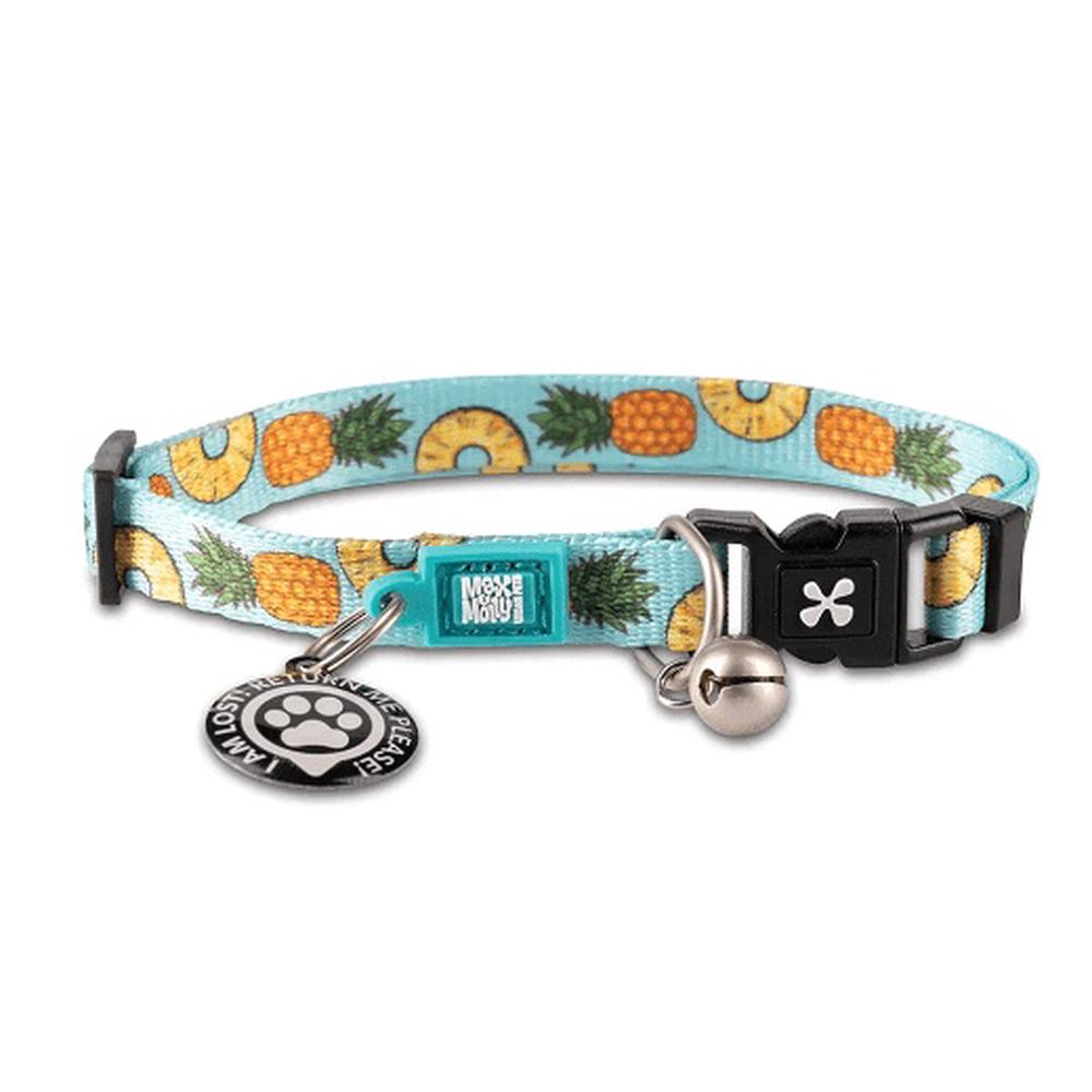 Max & Molly Smart Id Cat Collar (Sweet Pineapple), 4894512052918