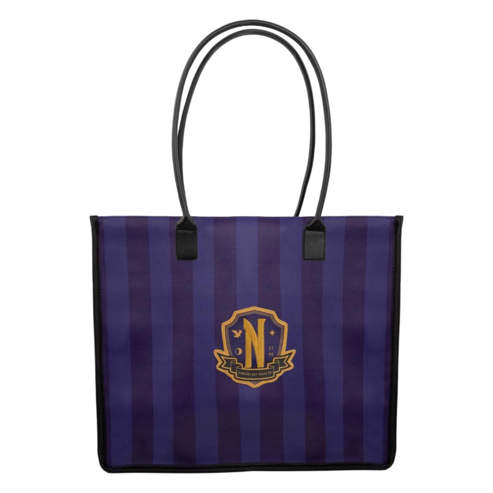 Cinereplicas Wednesday (TV) - Nevermore Academy Shopping Bag PU, 4895205617285