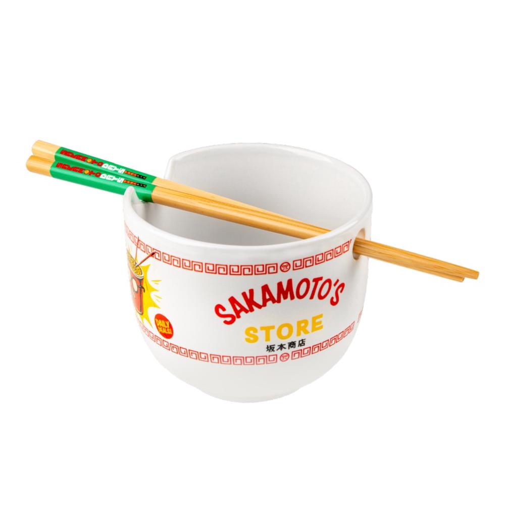 Cinereplicas Sakamoto Days - Sakamoto's Store Ramen Bowl w/Chopsticks, 4895205621374