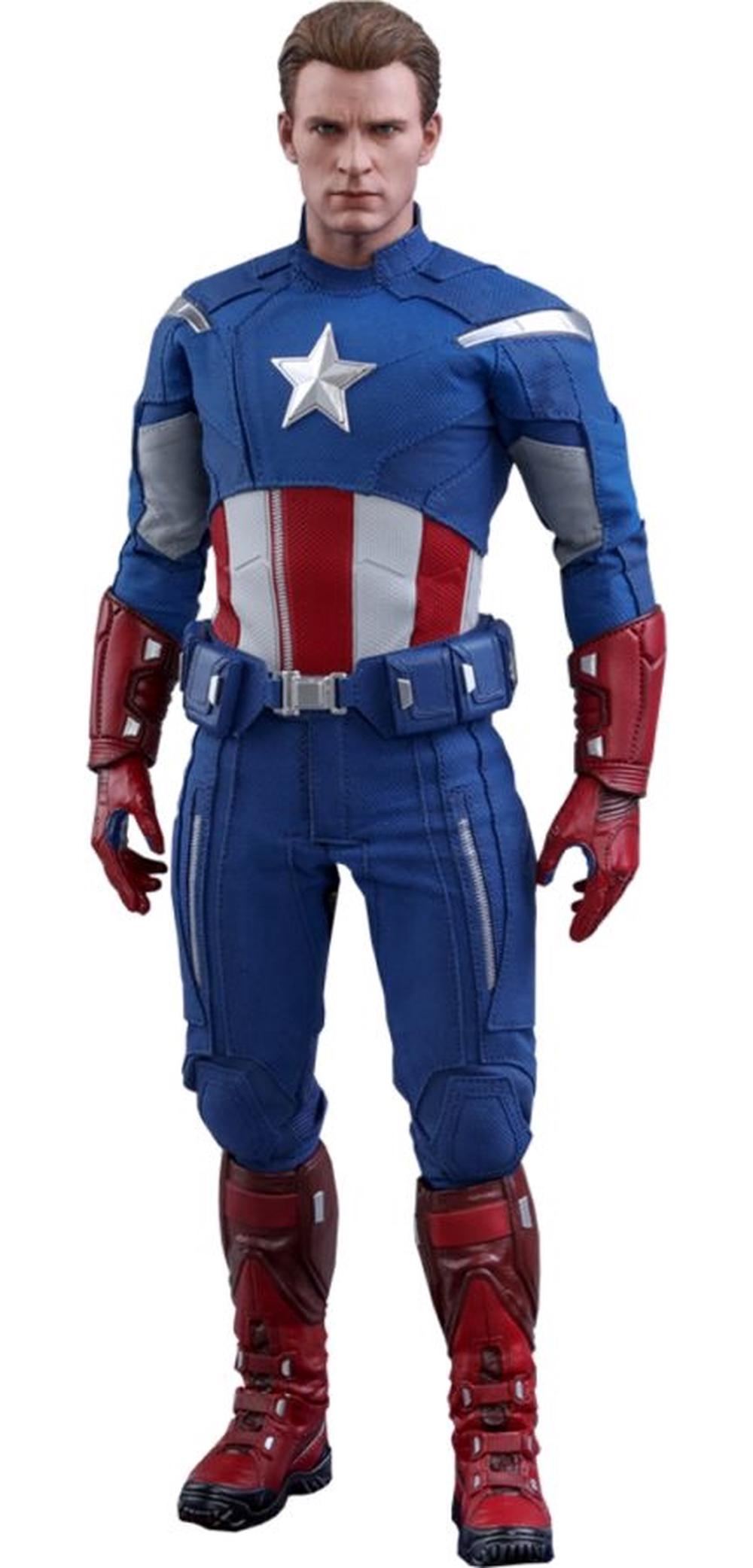 Hot Toys Avengers 4: Endgame - Captain America 2012 Action Figure, 1:6 Scale - 12 Inch, 4895228604149