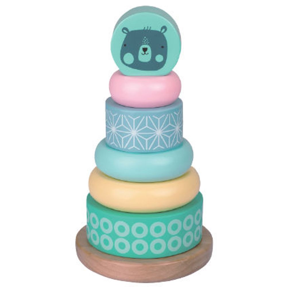 Bubble Wooden Stacking Rings | Buy online at The Nile