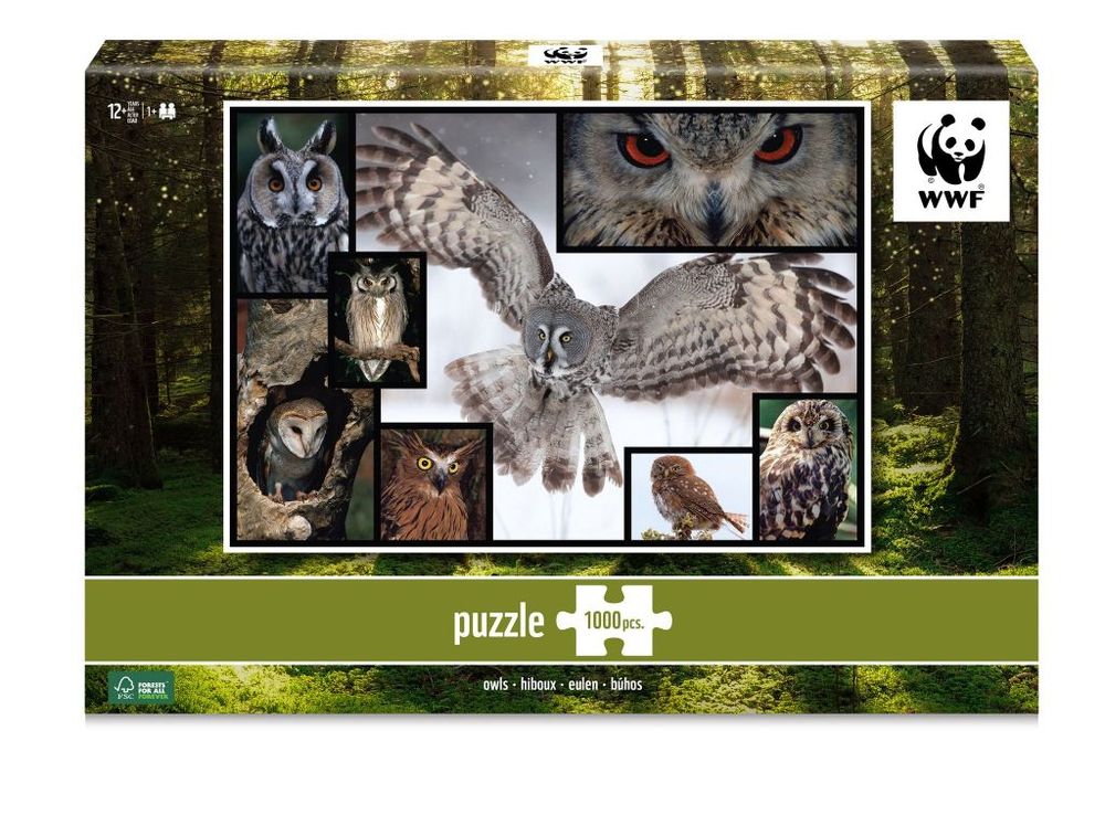 WWF Owl Puzzle, 1000 Piece by WWF - ISBN: 4897049300552