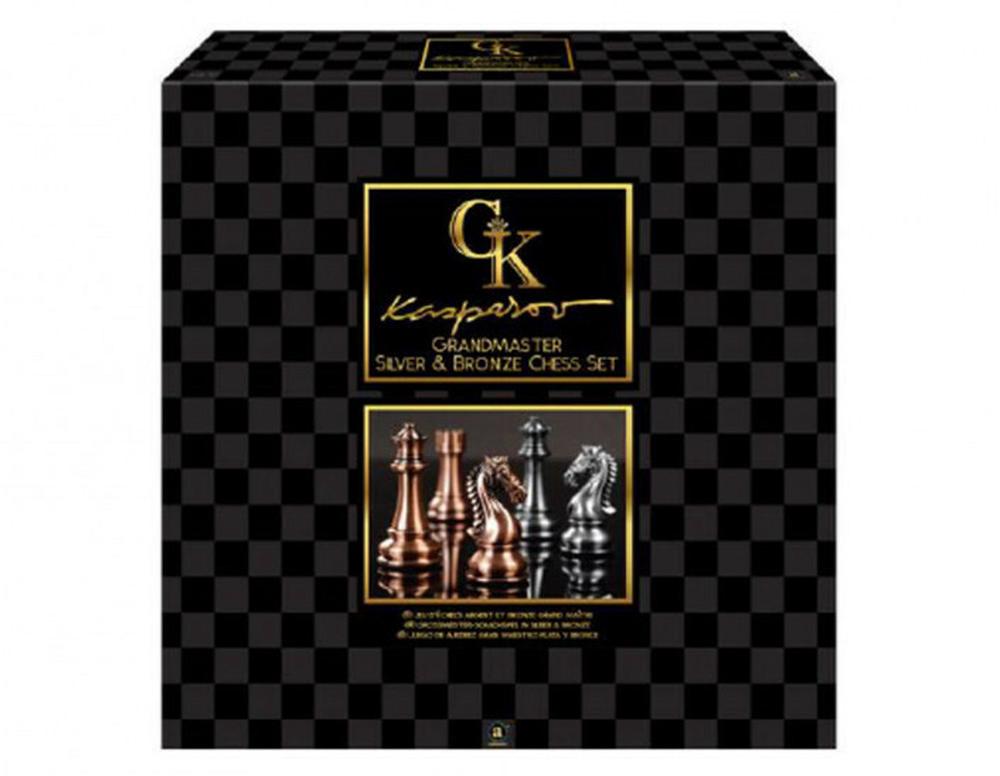 Kasparov Grandmaster Silver & Bronze Chess Set, 4897049306189
